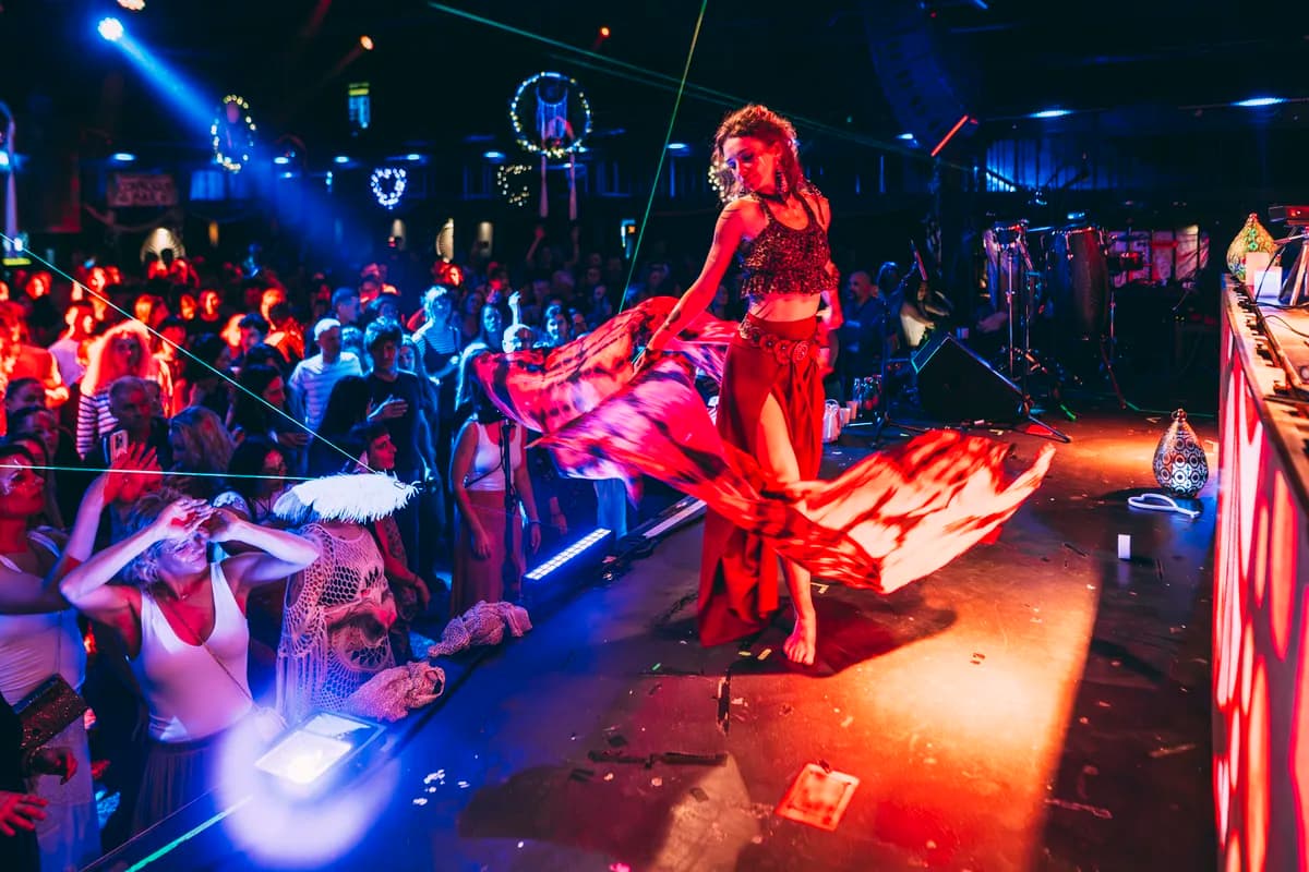 Dancer on stage